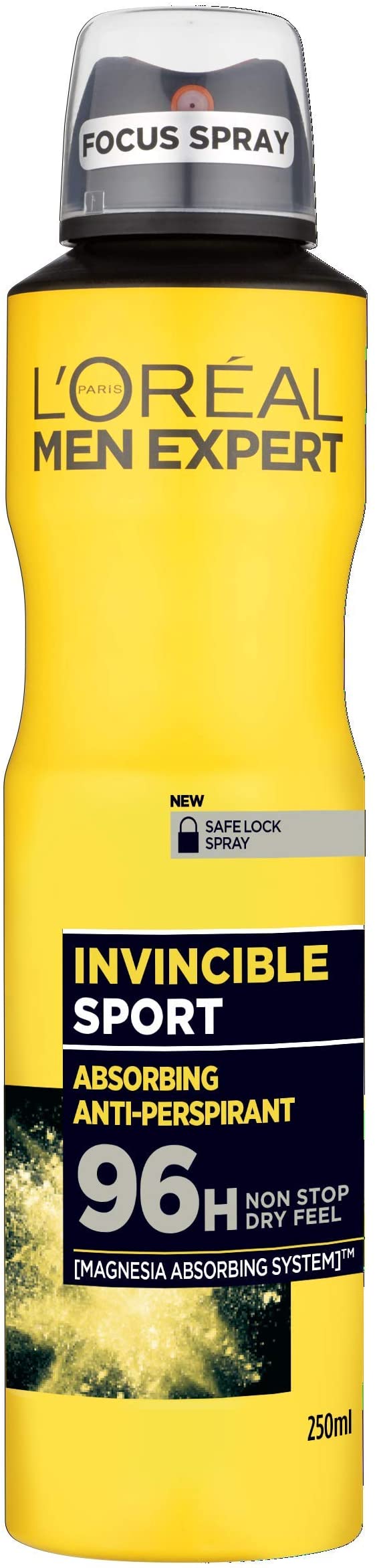 L'Oreal Men Expert 96H A/P Deodorant Spray Invincible Sport 250Ml