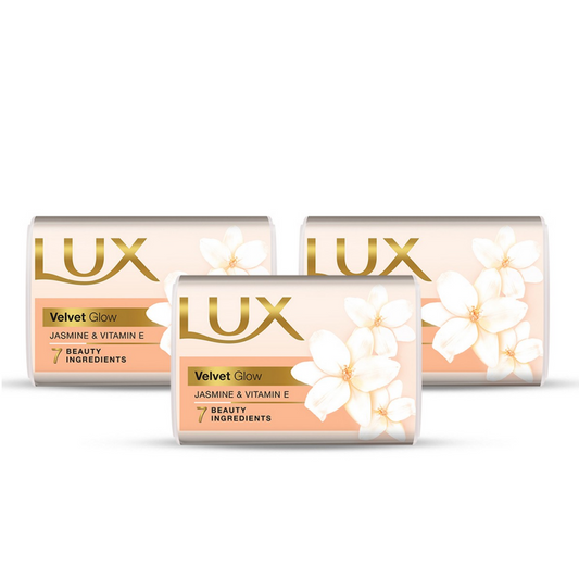 Lux - Velvet Touch Soap Bar Trio White