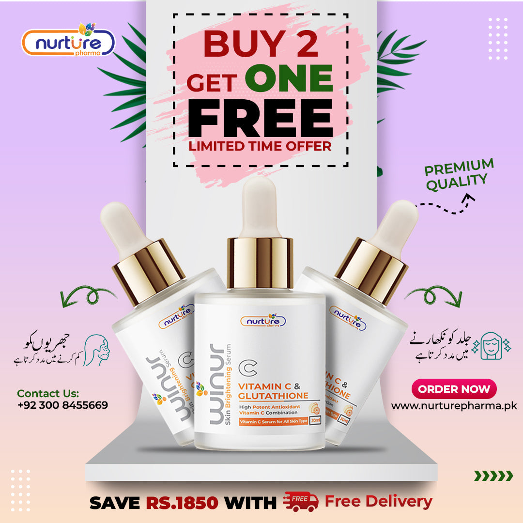 Winur Vitamin C + Glutathione 30ml Buy 2 Get 1 Free