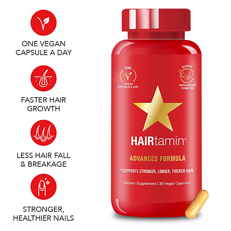 Hairtamin - Advanced Formula One Month Supply | One Capsule A Day