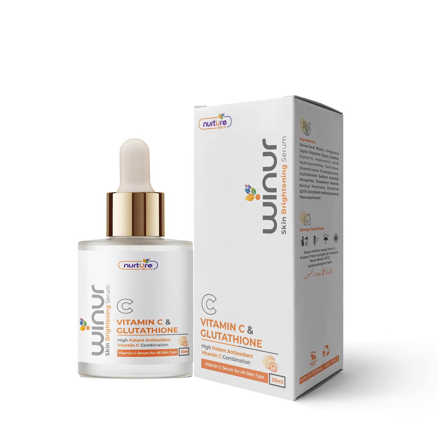 Winur Vitamin C + Glutathione 30ml Buy 2 Get 1 Free